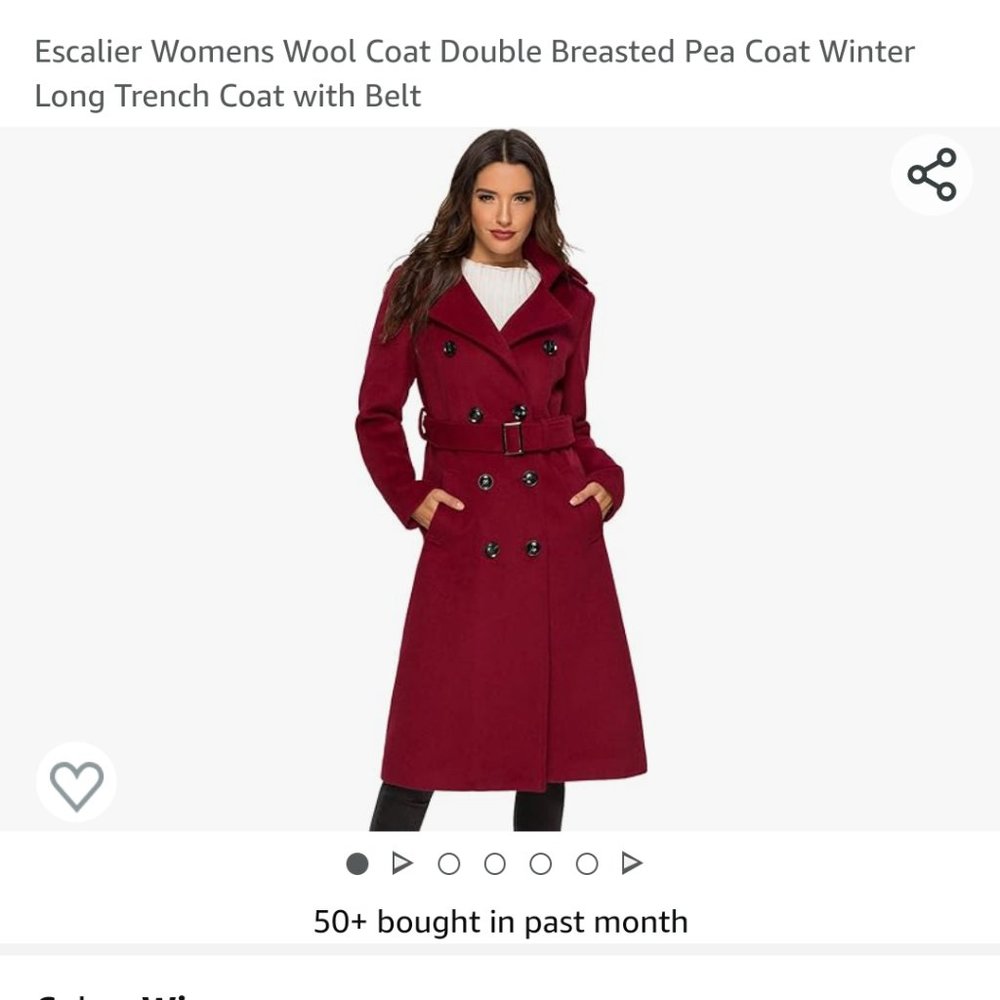 Escalier Wool Coat